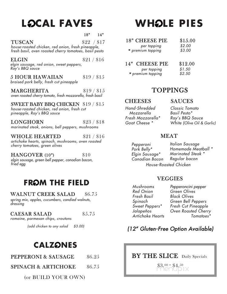 Menu page 2