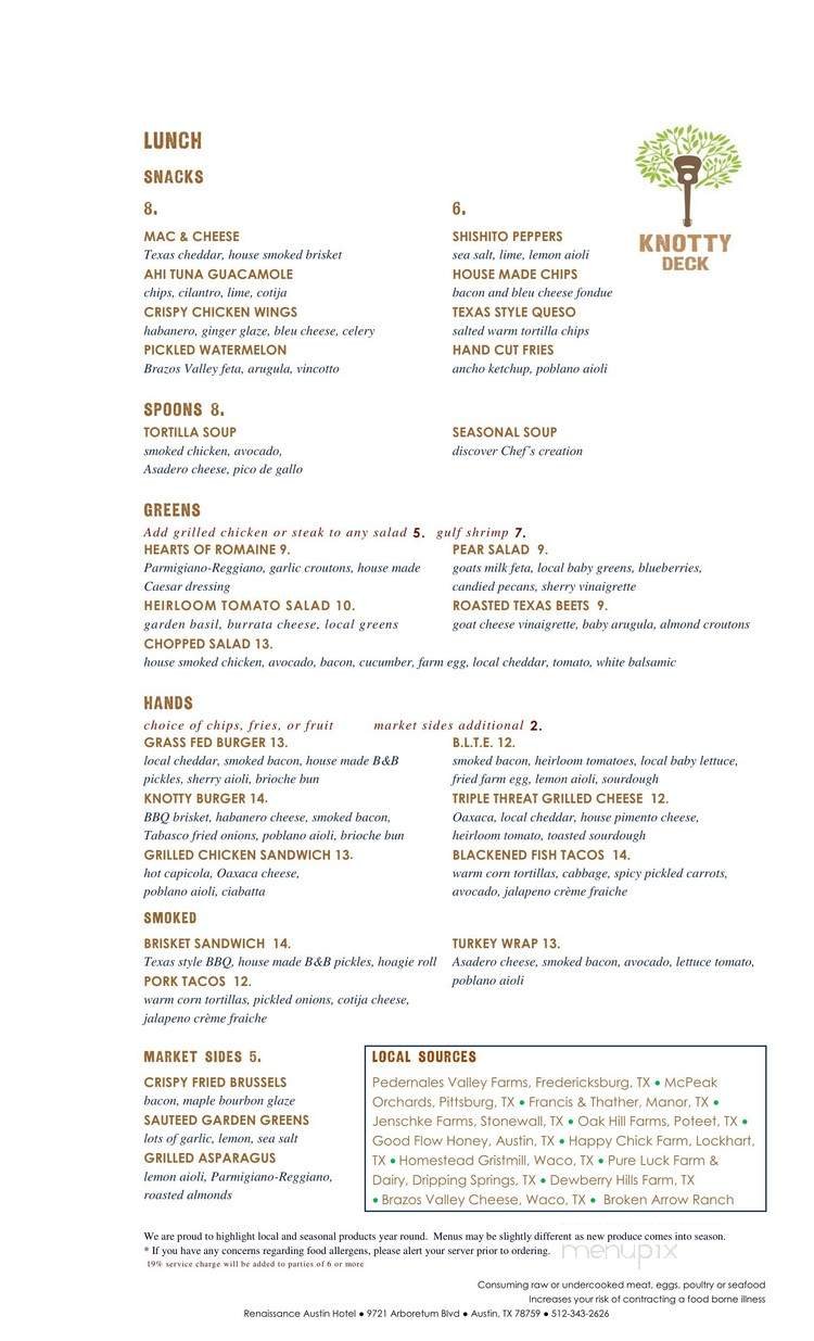 Menu page 1