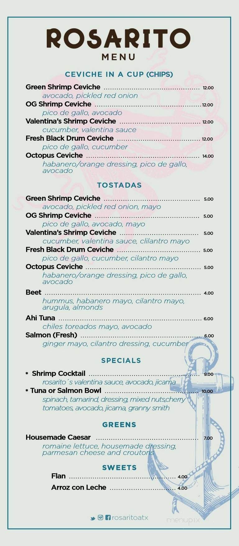 Menu page 2
