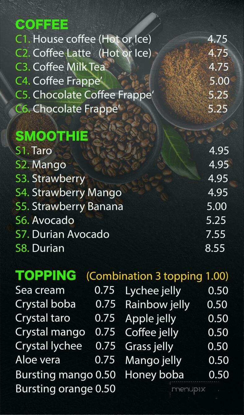 Menu page 1