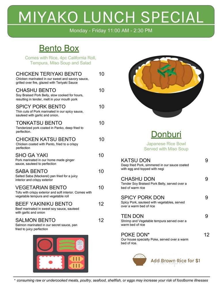 Menu page 2