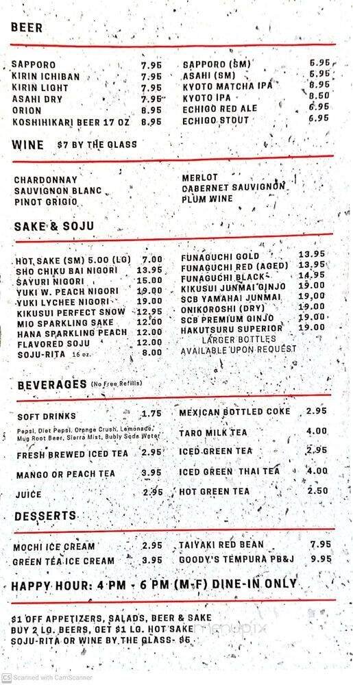 Menu page 4