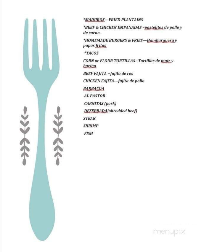 Menu page 2
