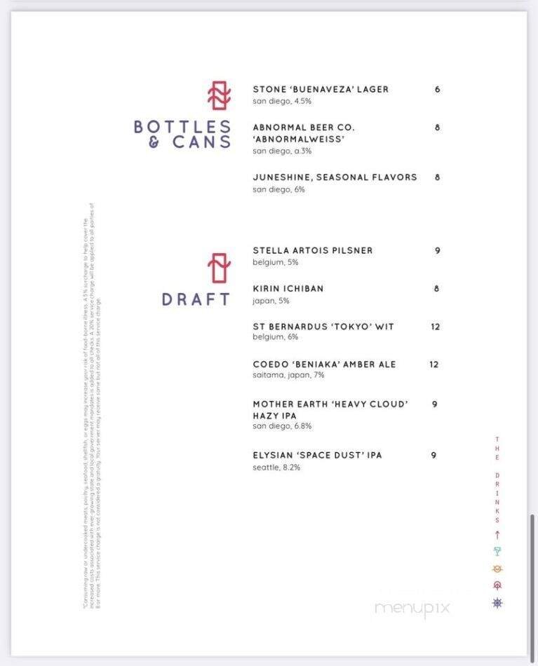 Menu page 1