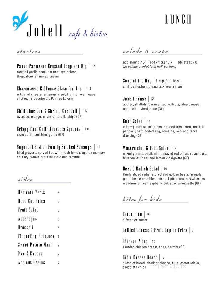 Menu page 1