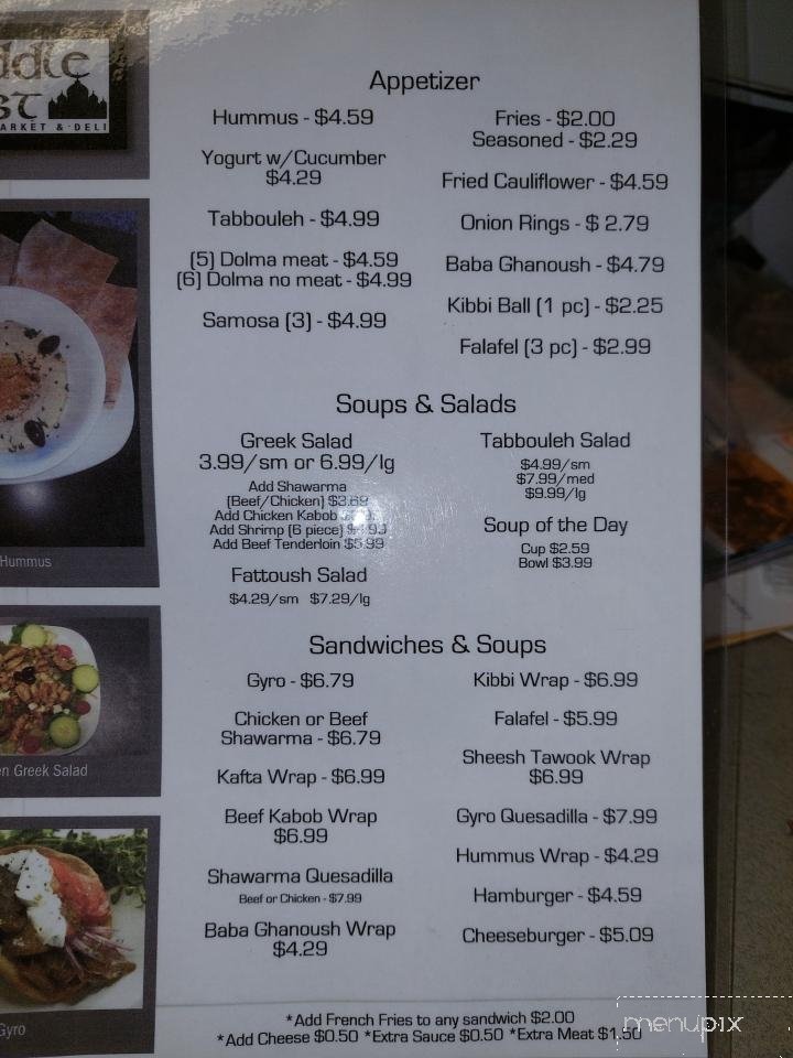 Menu page 2