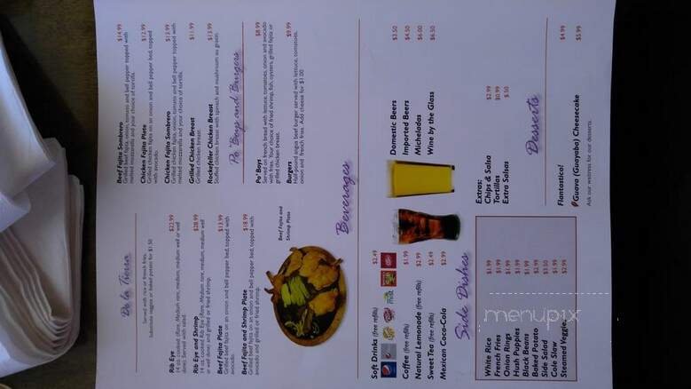 Menu page 1