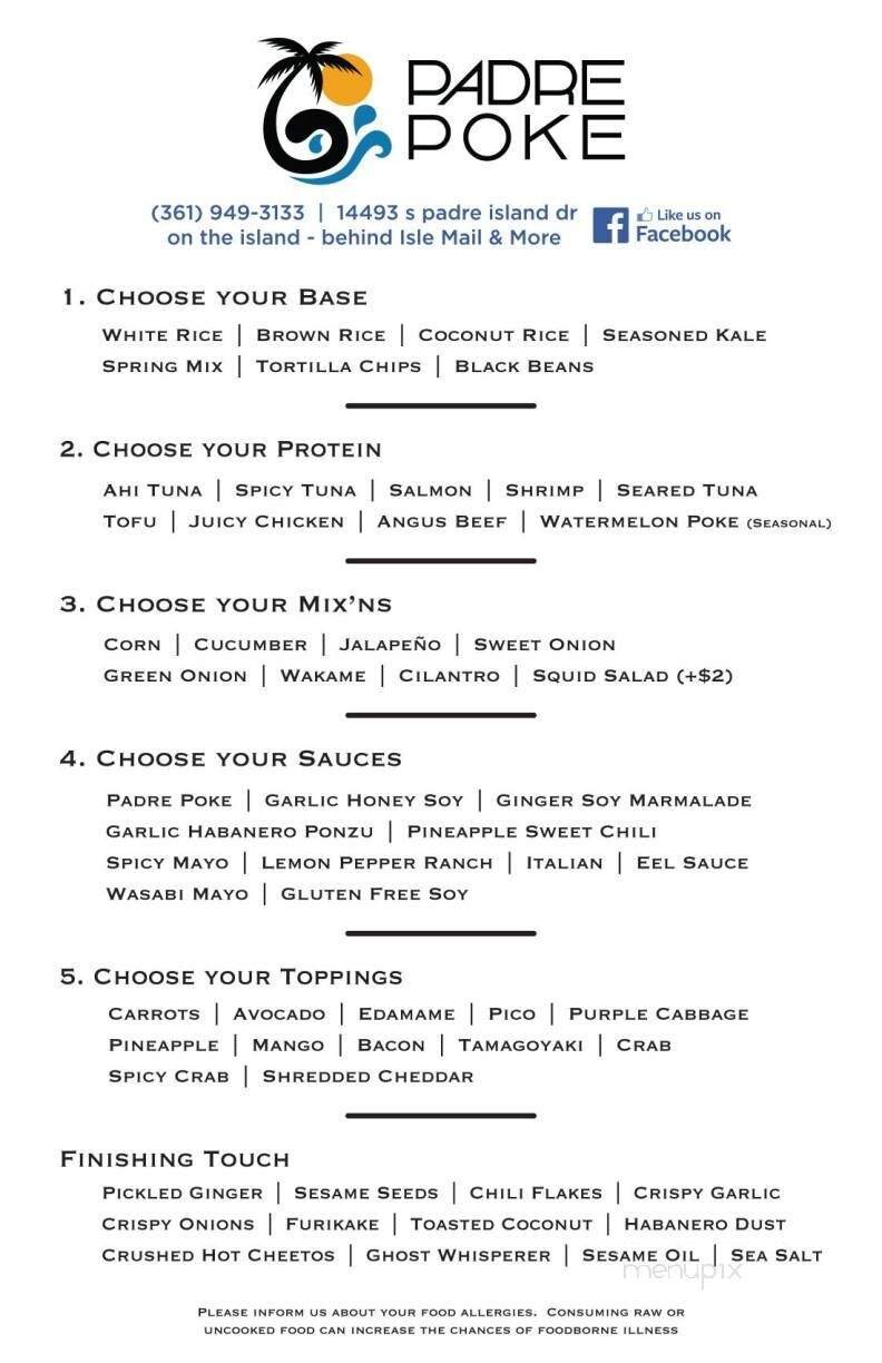 Menu page 2