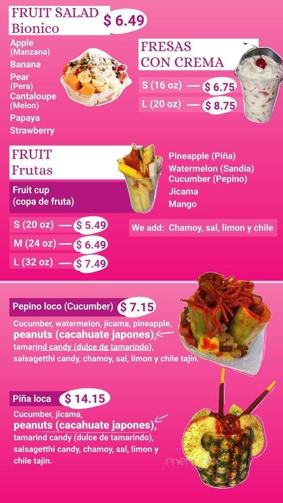 Menu page 2