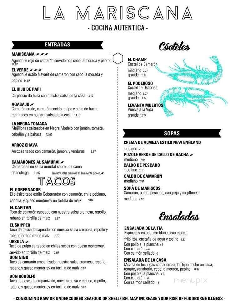 Menu page 2