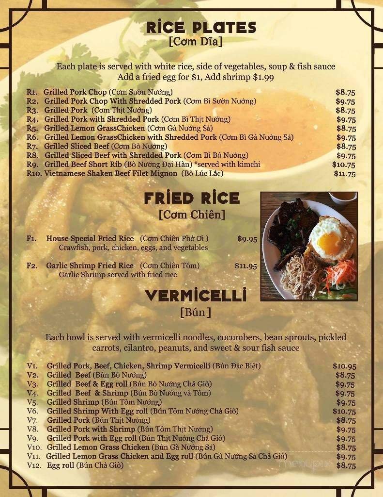 Menu page 2