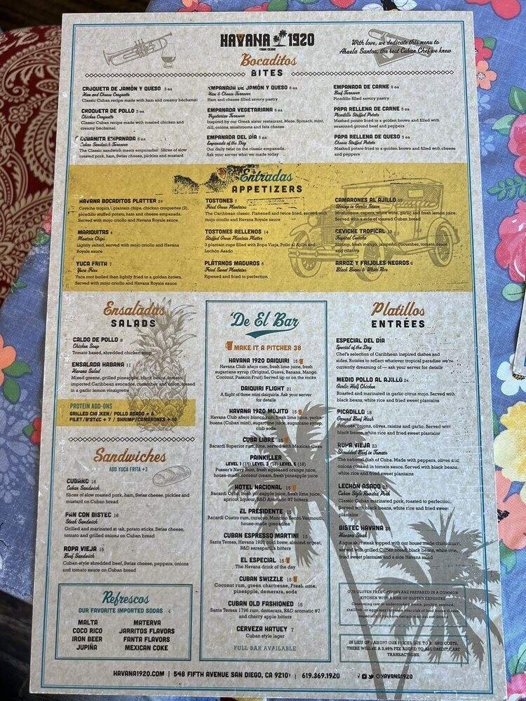 Menu page 2