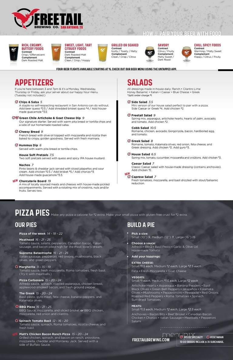 Menu page 1
