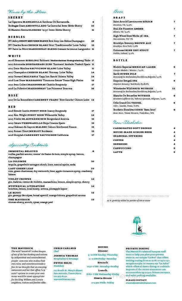 Menu page 2