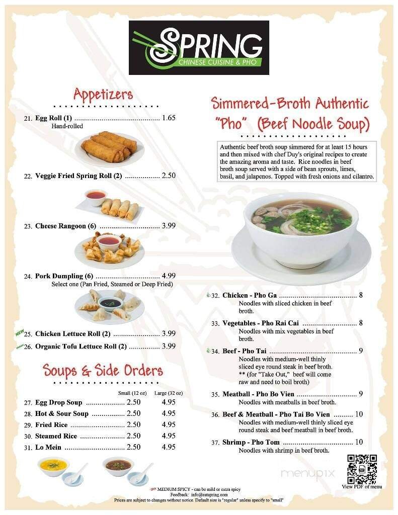 Menu page 2