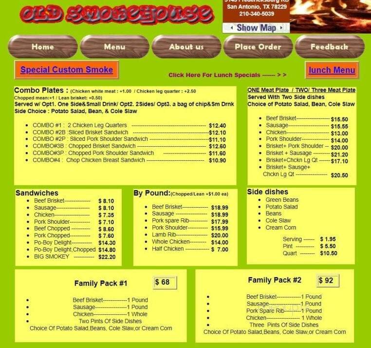 Menu page 2