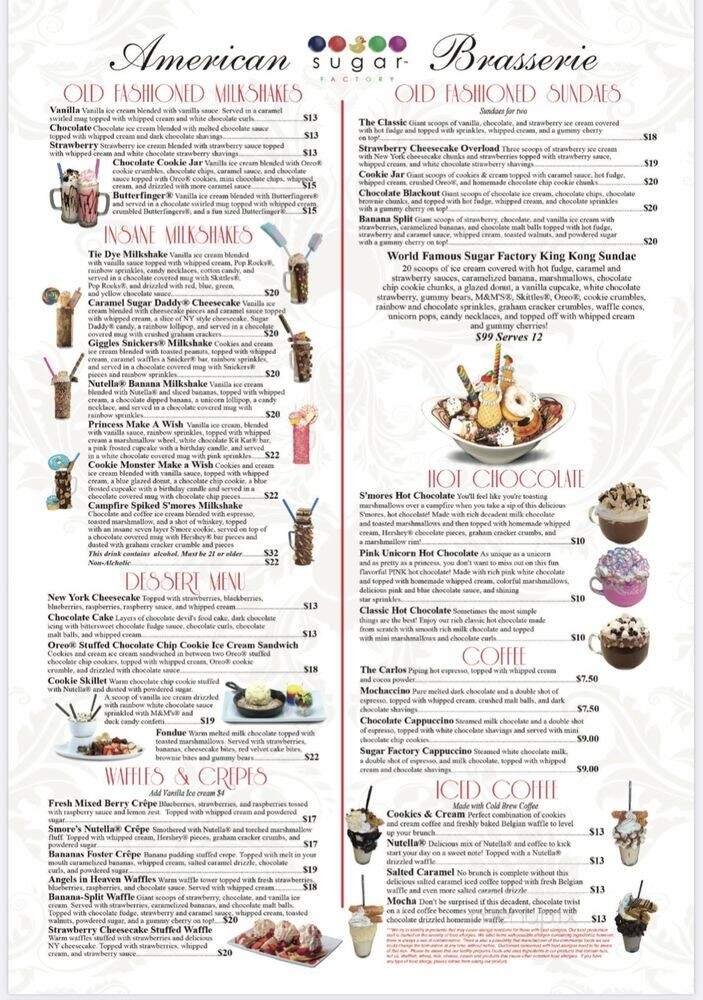 Menu page 1