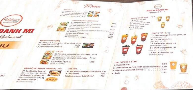Menu page 2