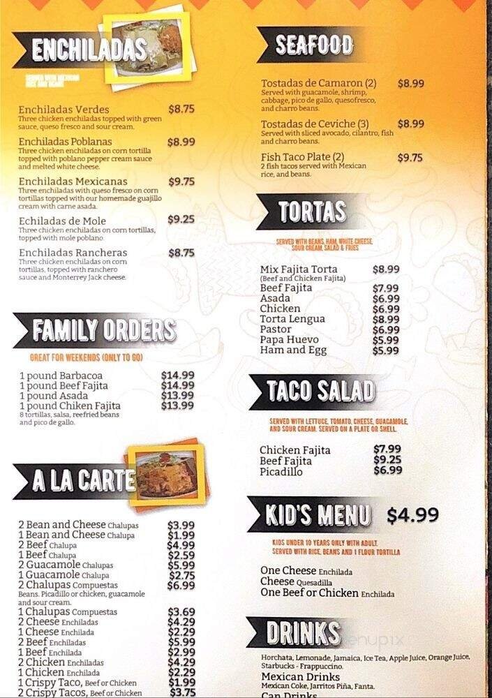 Menu page 2