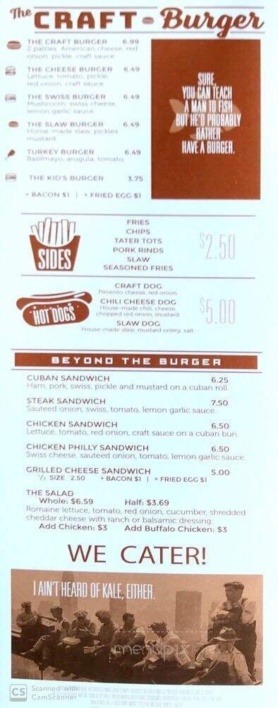 Menu page 1