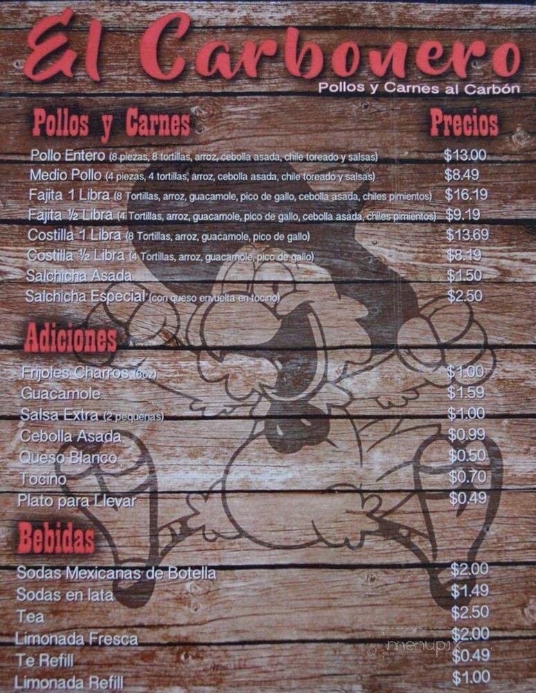 Menu page 1