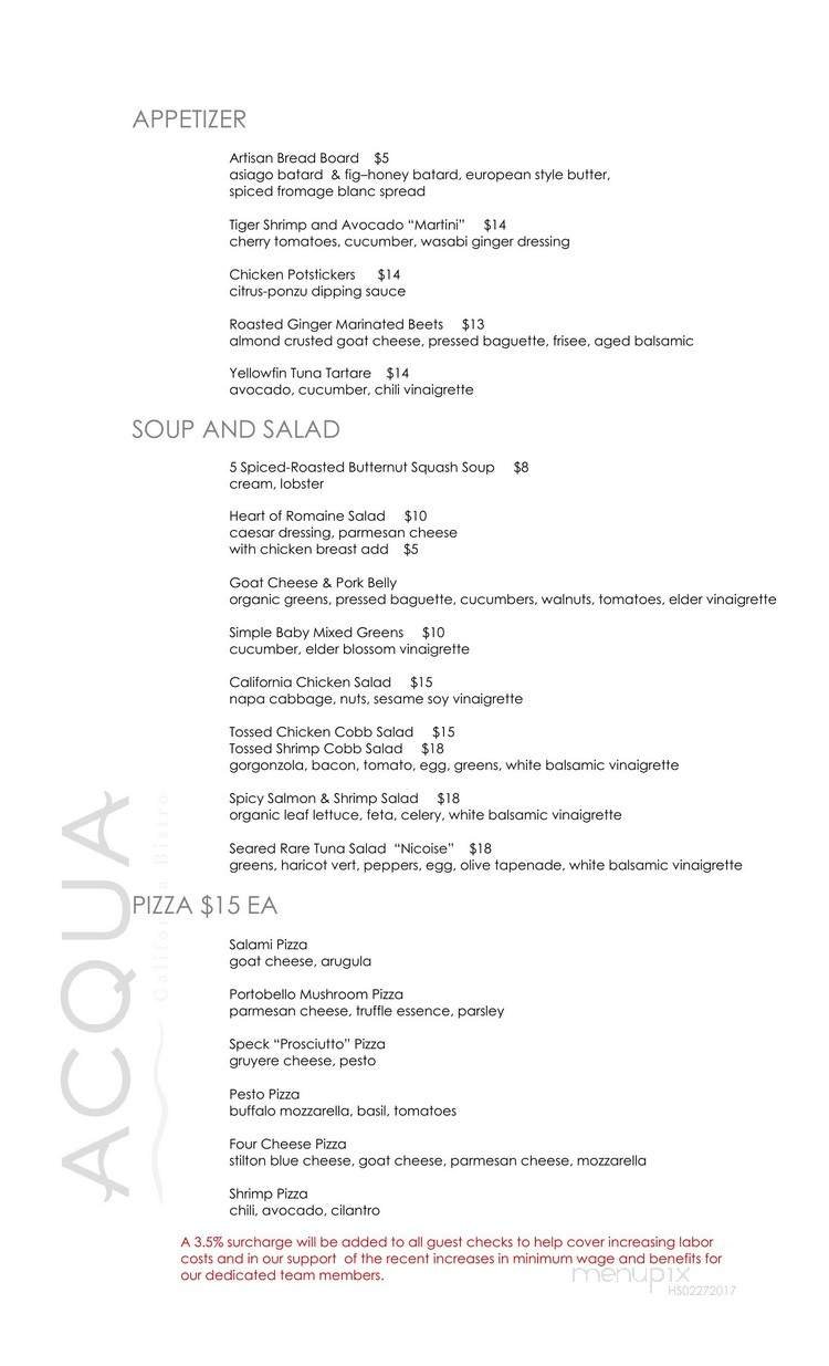 Menu page 1