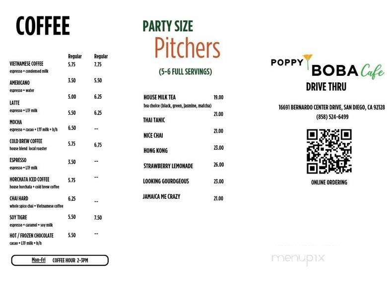 Menu page 1
