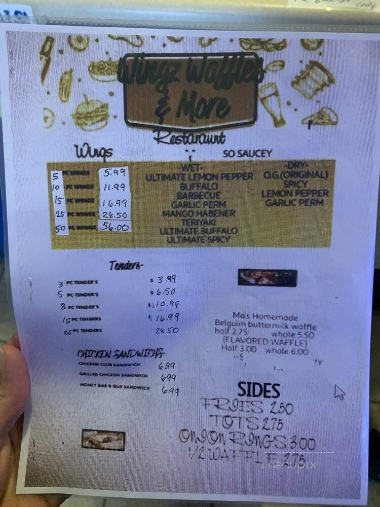 Menu page 1