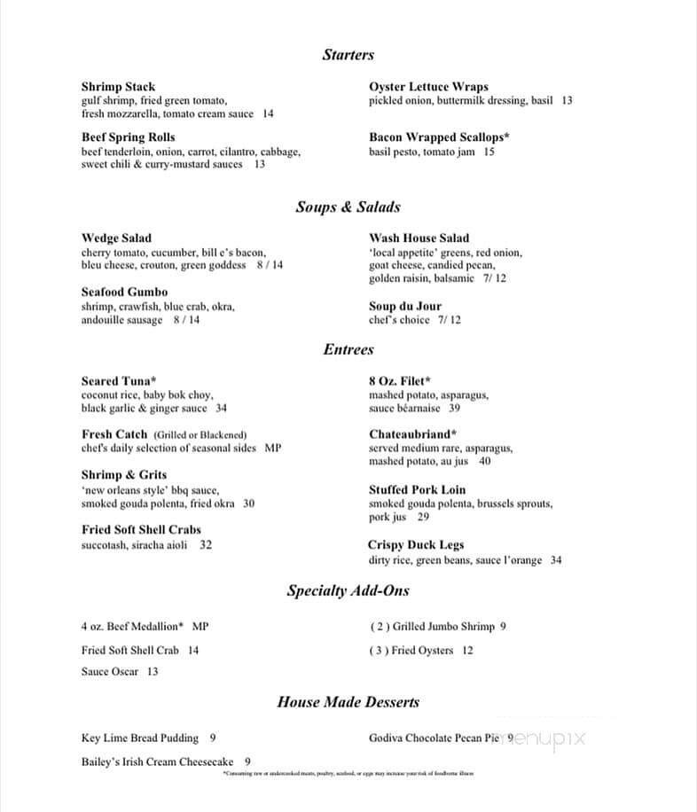 Menu page 2