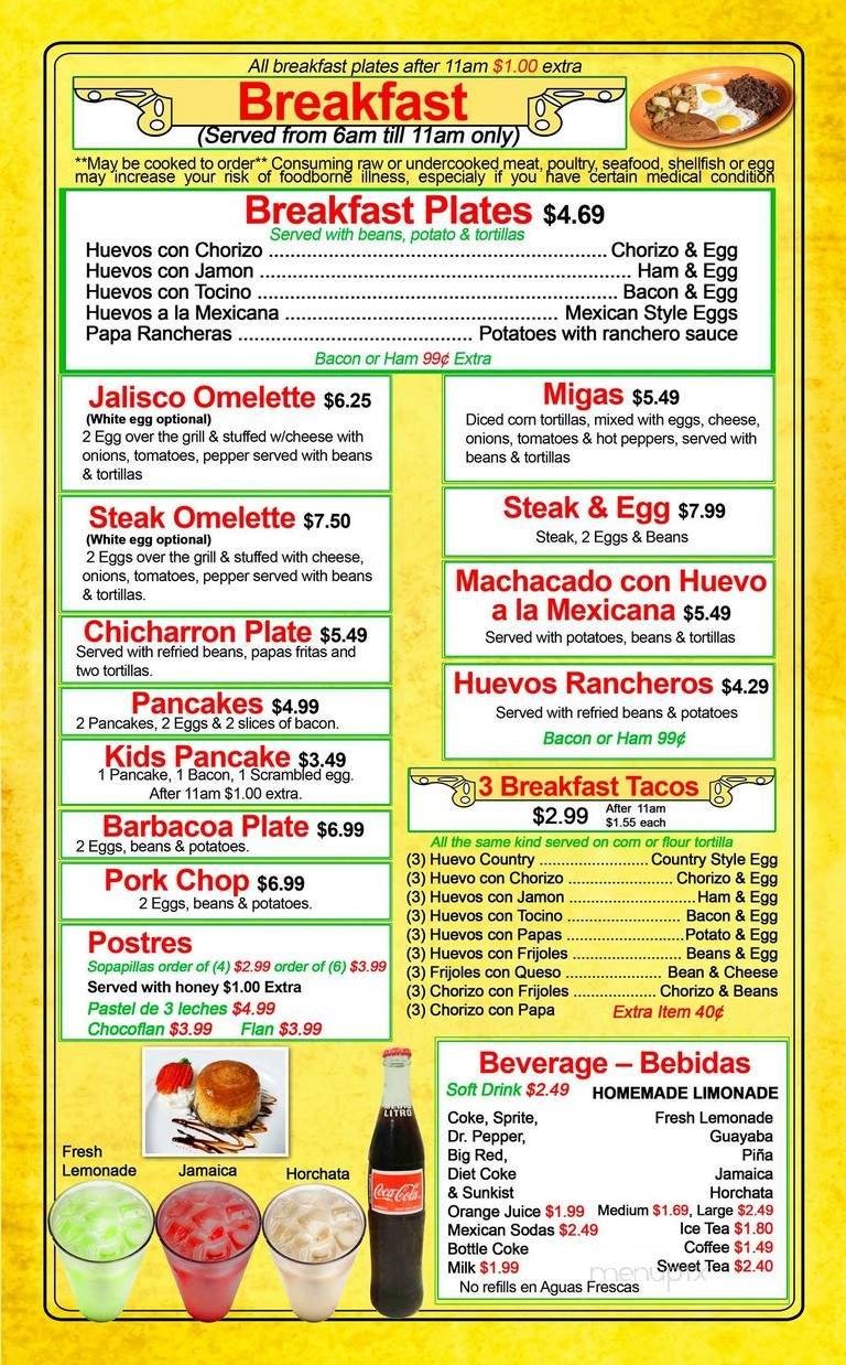Menu page 2