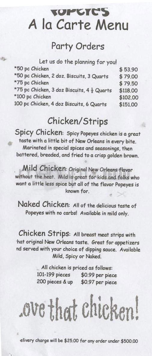 Menu page 1
