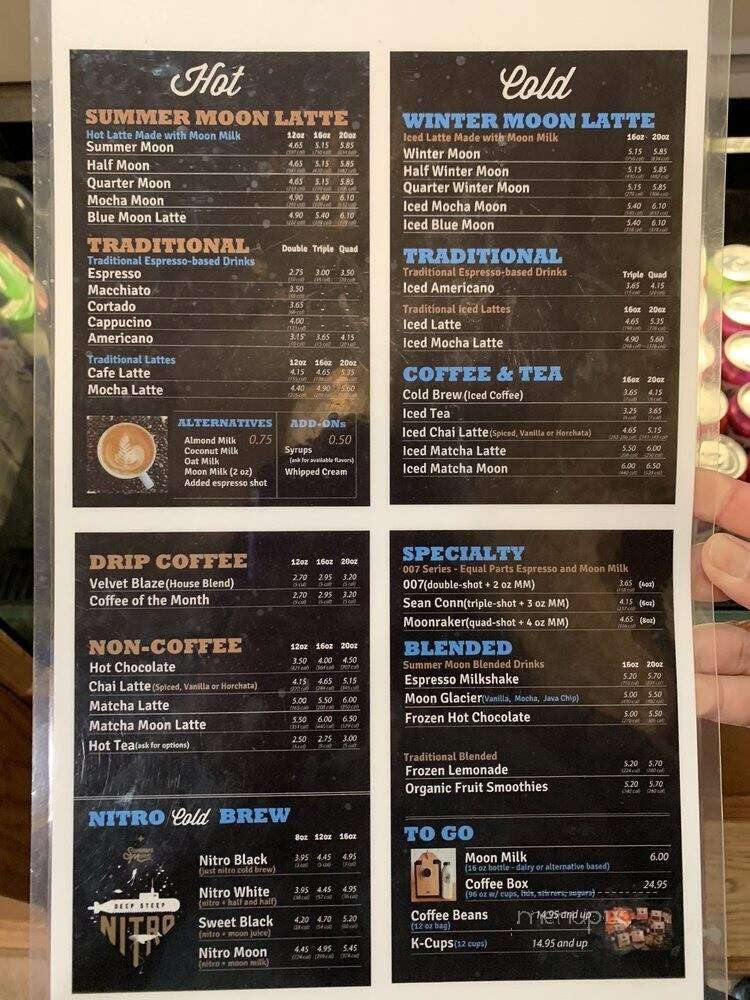 Menu page 1