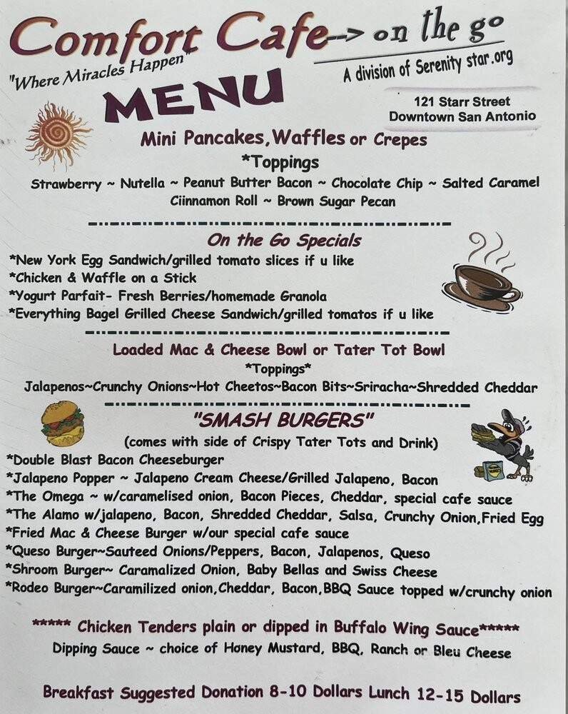 Menu page 1
