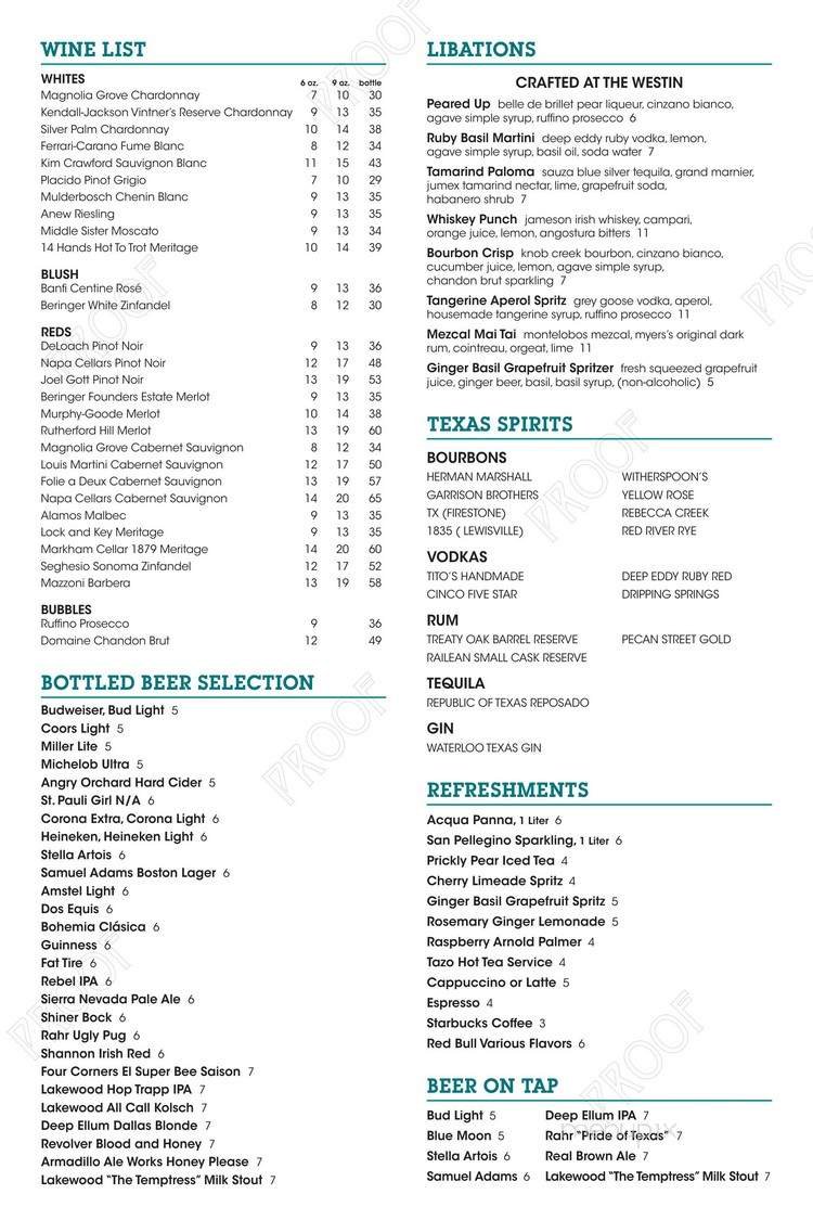 Menu page 2