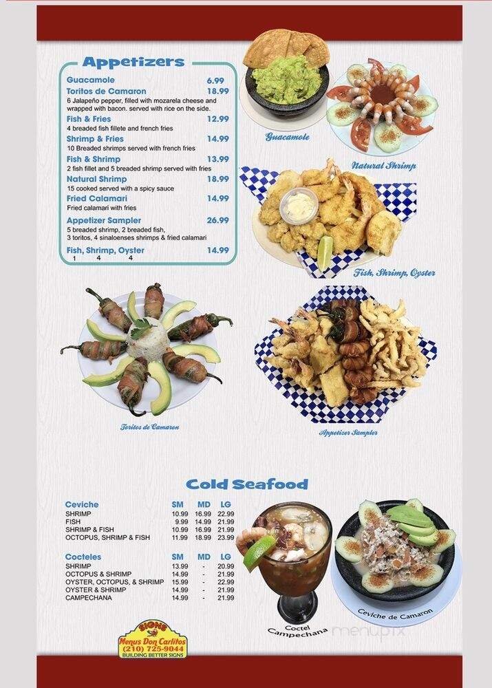 Menu page 2