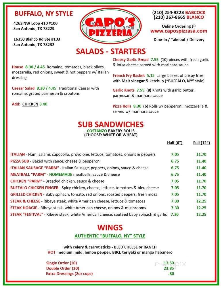 Menu page 2
