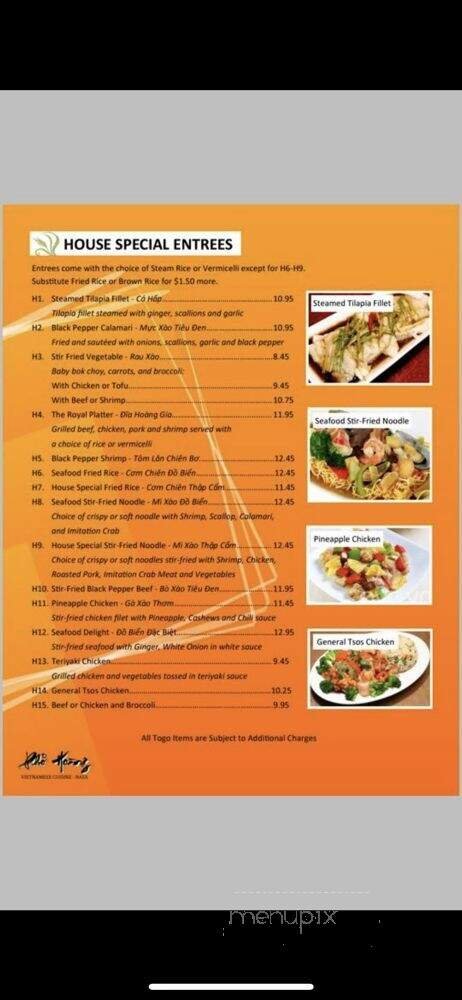 Menu page 2
