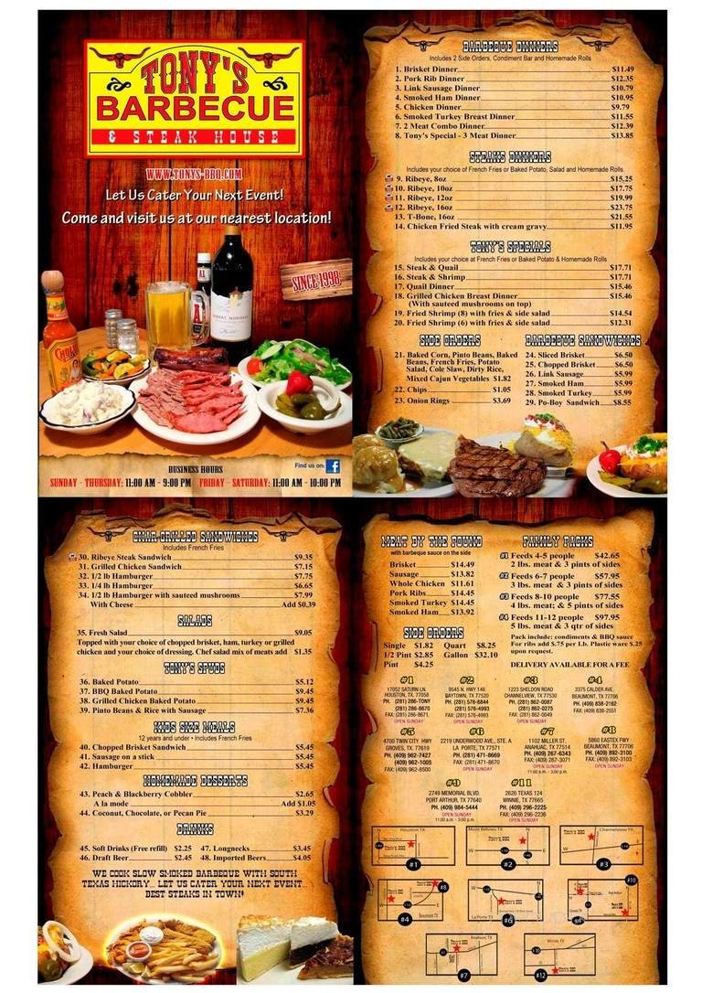 Menu page 1