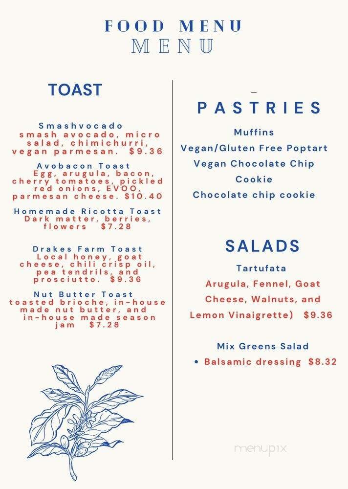 Menu page 1