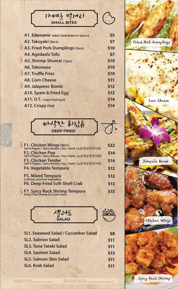 Menu page 6