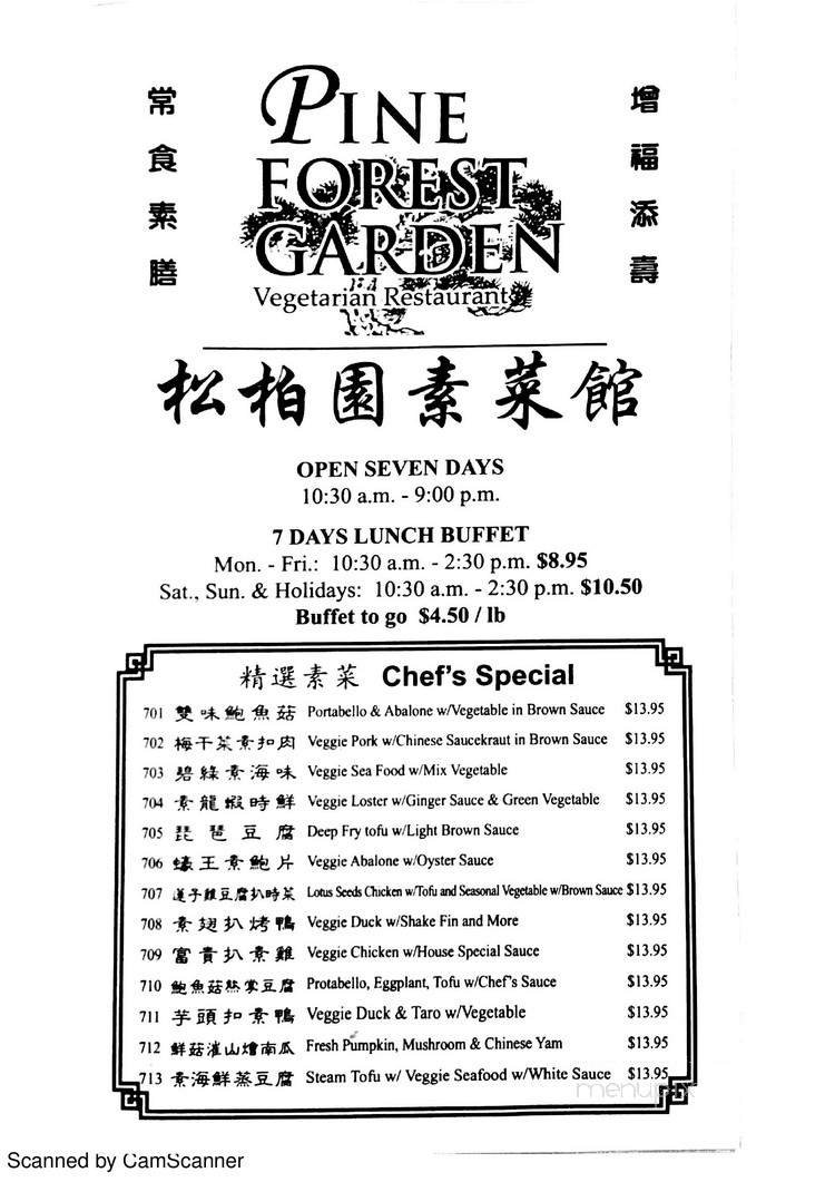 Menu page 1