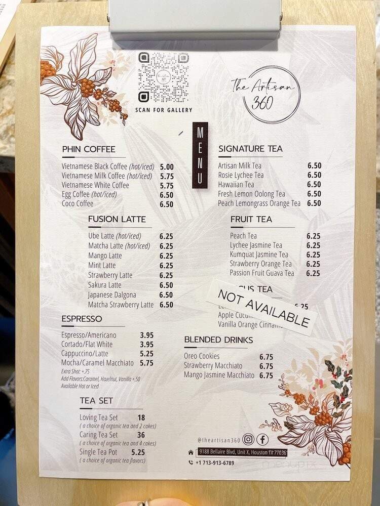 Menu page 1
