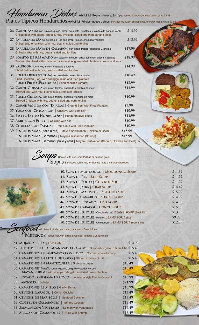 Menu page 2
