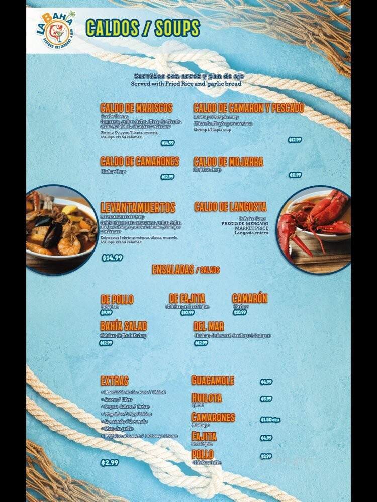 Menu page 1