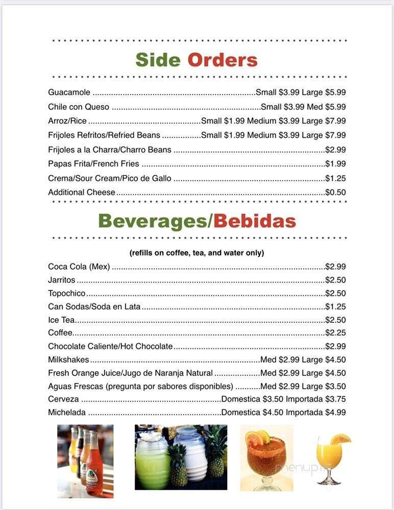 Menu page 2