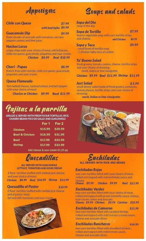 Menu page 2