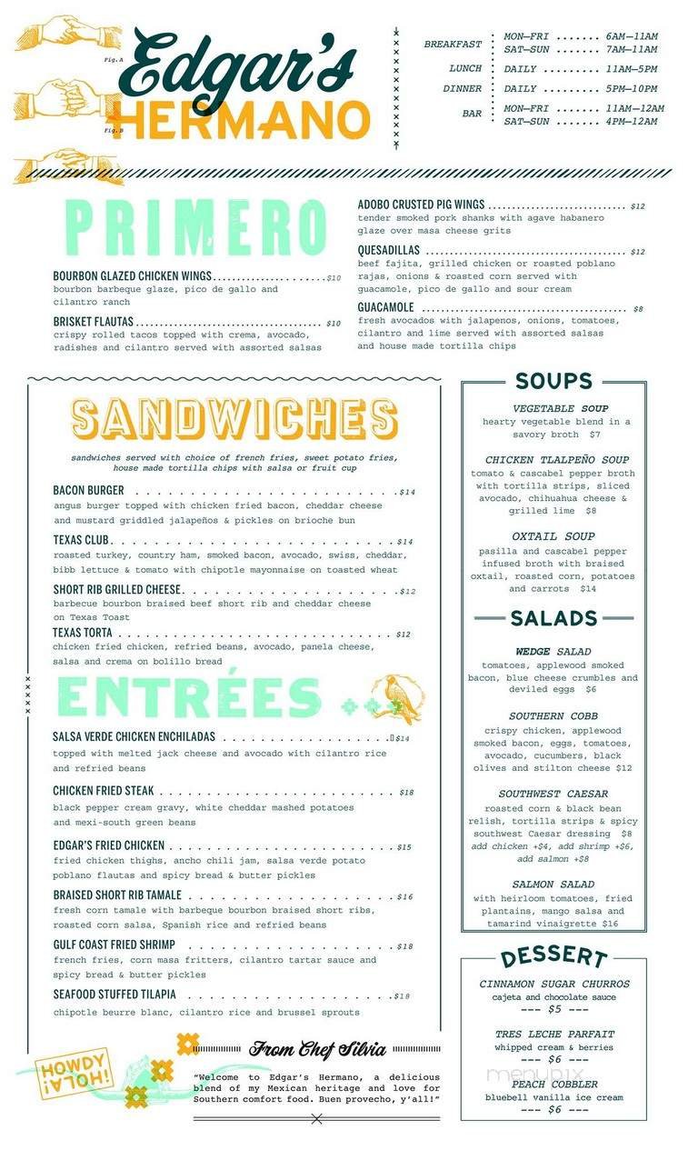 Menu page 2