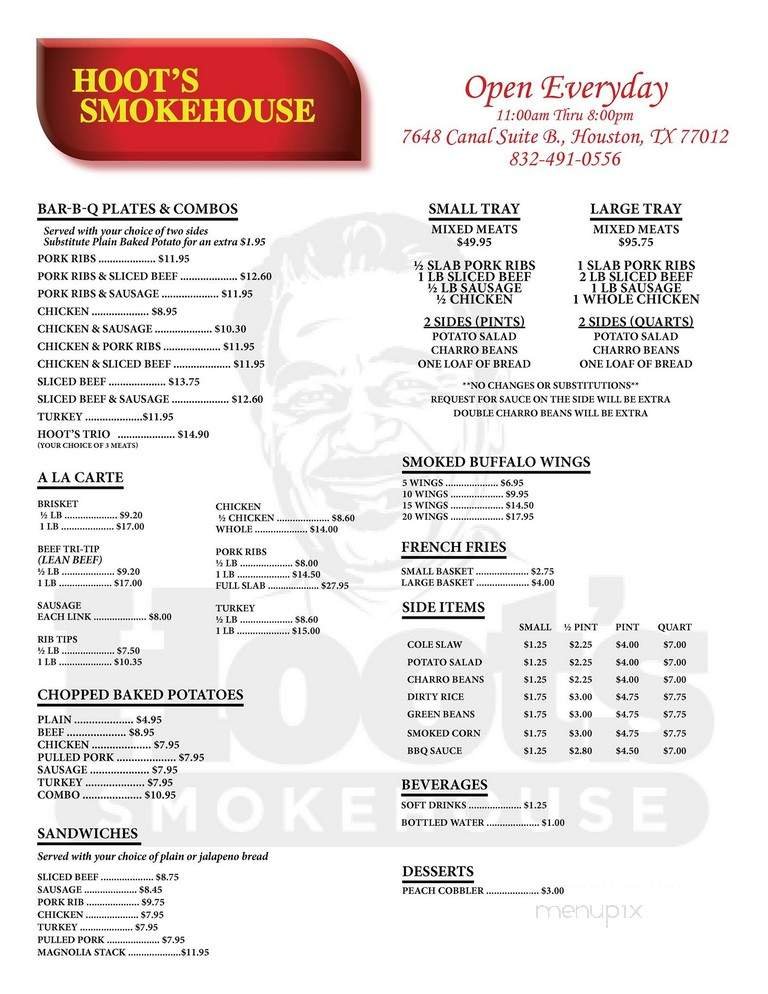 Menu page 1
