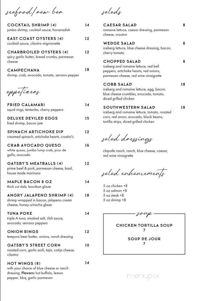 Menu page 2