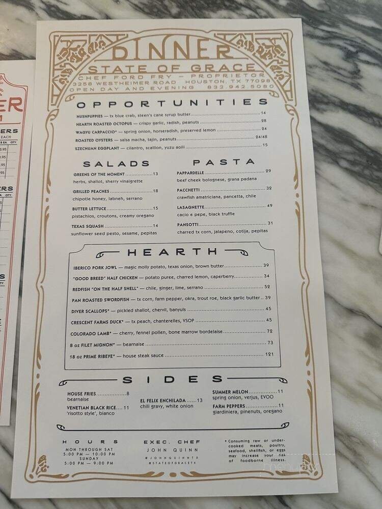 Menu page 2